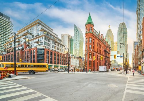 Downtown,Toronto,City,Skyline,,Cityscape,Of,Ontario,In,Canada