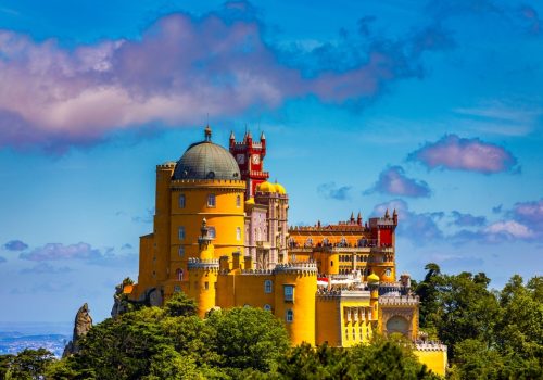 Palace,Of,Pena,In,Sintra.,Lisbon,,Portugal.,Travel,Europe,,Holidays